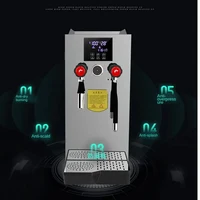 Fully Automatic Milk Frother Commercial Steam Water Boier Milkshake Foam Machine Milk Tea Shop Equipment 1
