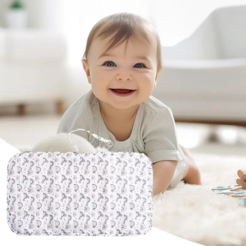 Portable Diaper Changing Mat Waterproof Foldable Changing Pad Space-Saving Machine Washable Travel Diaper Change Mat supplies