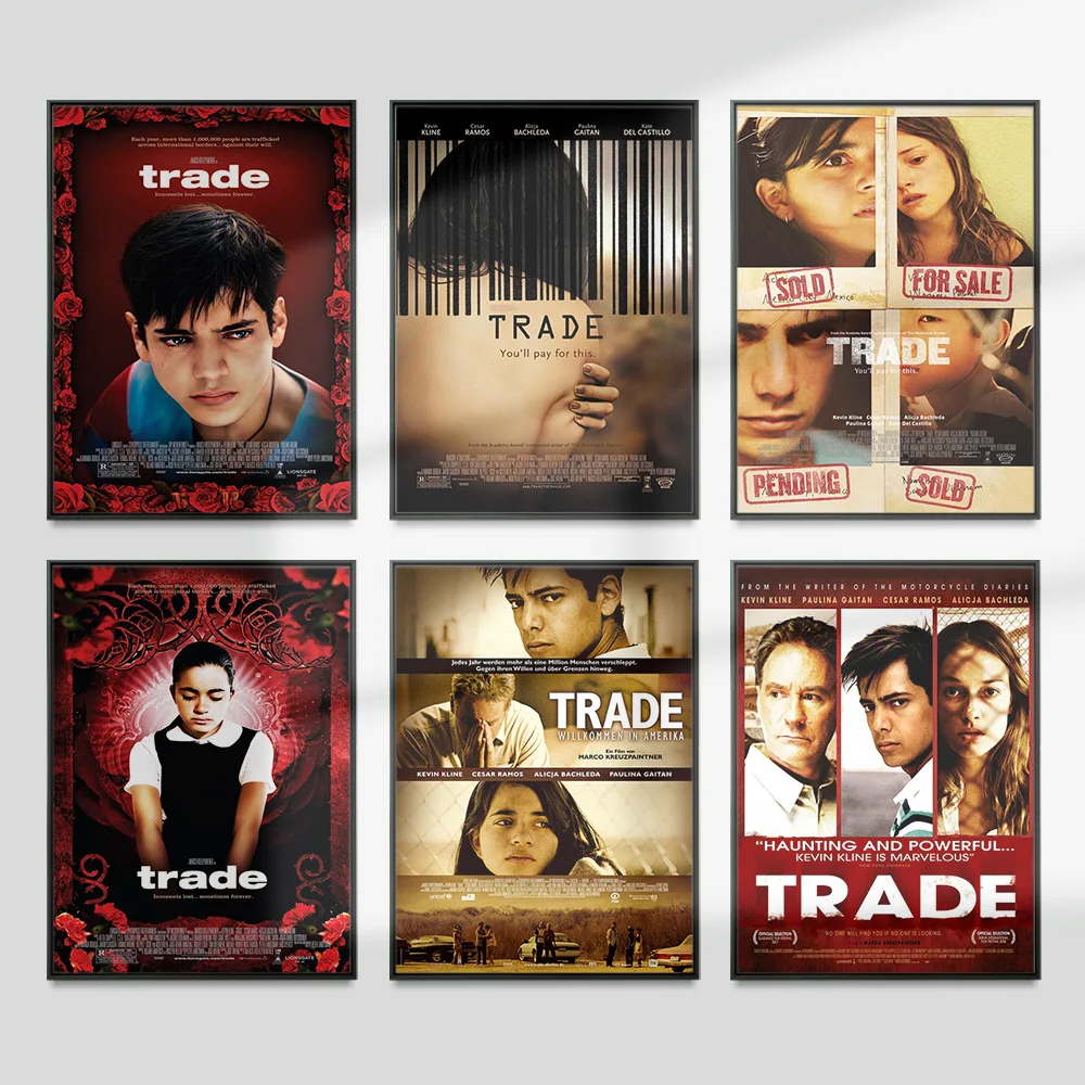 

Trade Drama Film Poster Movie Canvas Painting Video Room Cinema Wall Art Print Stickers Modern Decor