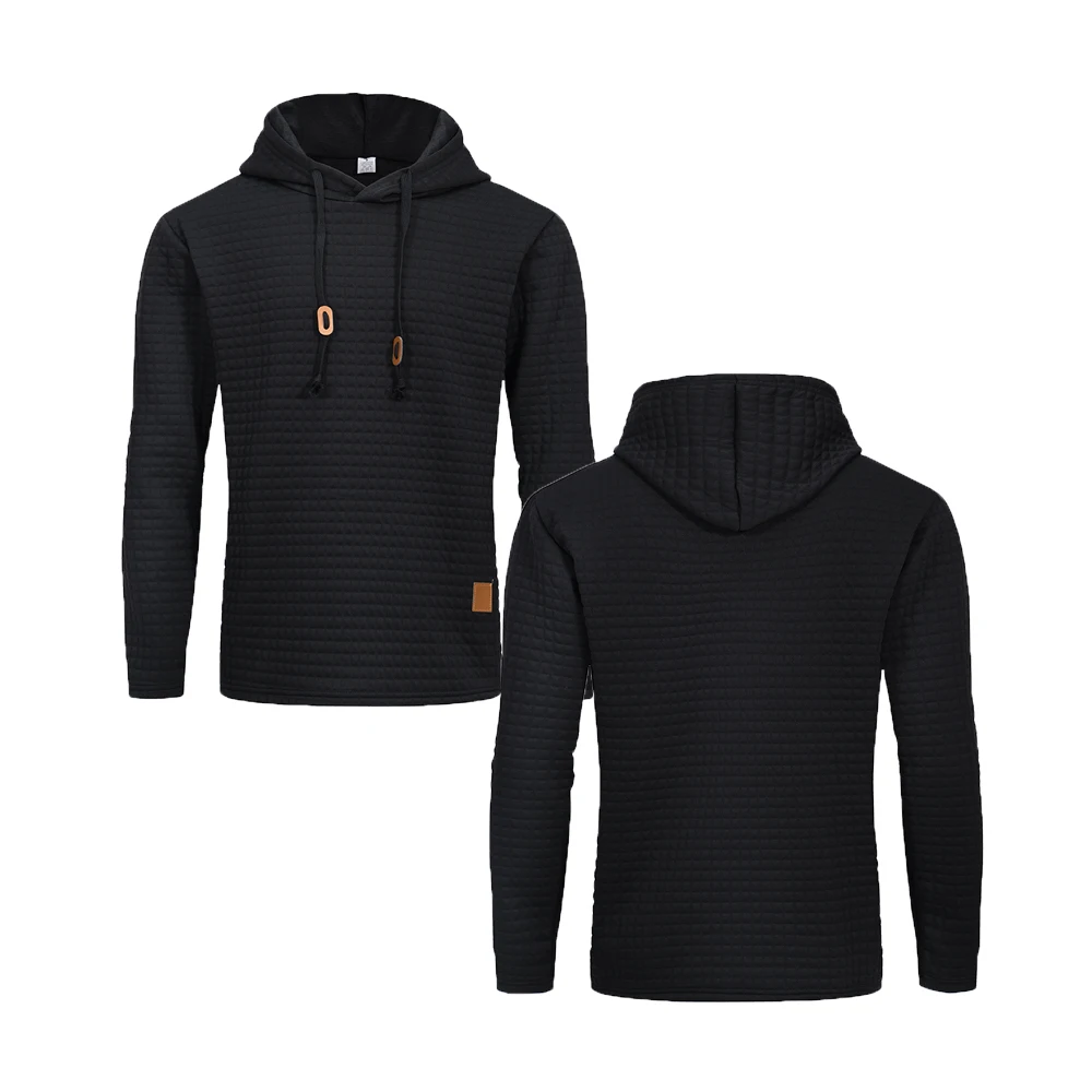 S349387a4c38549d999c6102894188875Z Men's Hoodie Plain Sports Outdoor Daily Holiday Streetwear Cool Casual Spring & Fall Clothing Apparel Hoodies Sweatshirts Mallzona