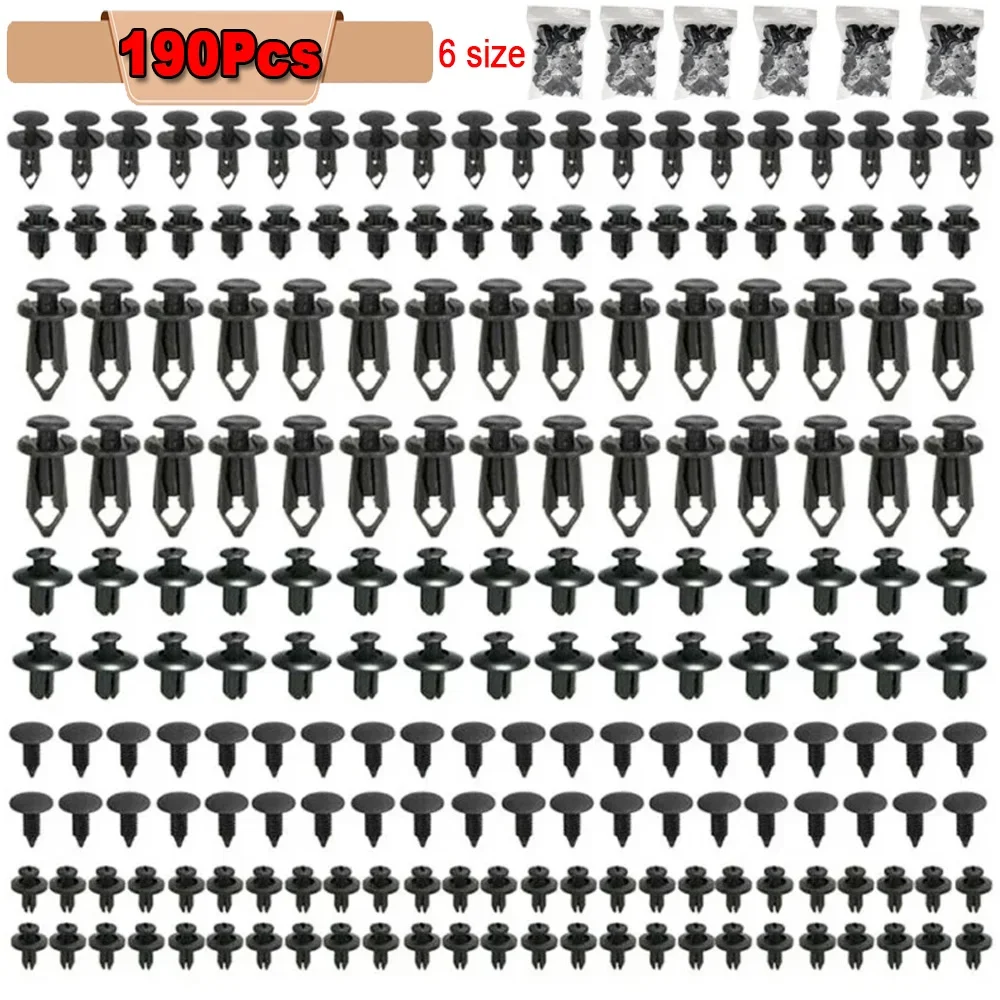 자동차 클립 패스너 키트, 자동차 트림 패널 클립 혼합 바디 범퍼 리벳 문짝 트림 패널 리테이너, 자동차 인테리어 액세서리 클립
