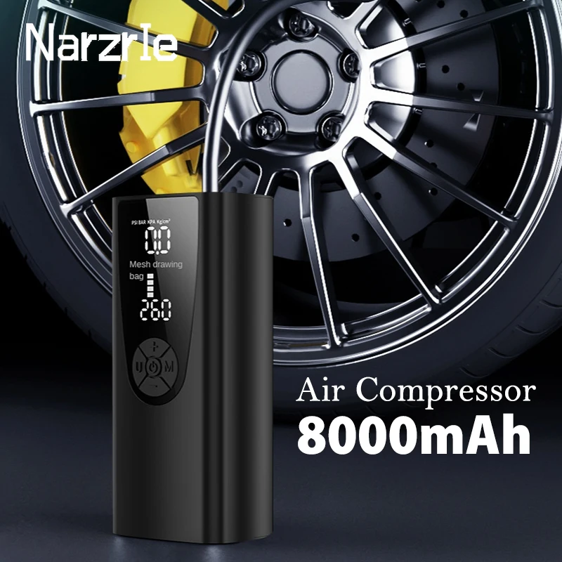 Pompe à Air Portative Sans Fil De 12 V Avec écran LCD