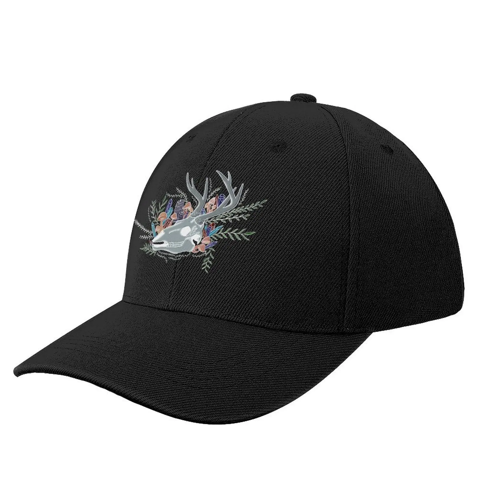 

Crystal Deer Skull Baseball Cap Hat Beach Anime Fashion Beach Sun Hat For Children Women's Golf Clothing Men's