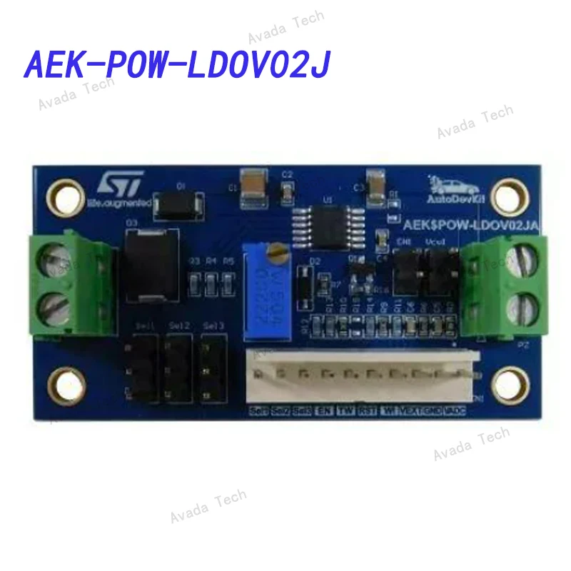 

Avada Tech AEK-POW-LDOV02J Automotive-grade LDO configurable output voltage, diagnostic features, L99VR02J