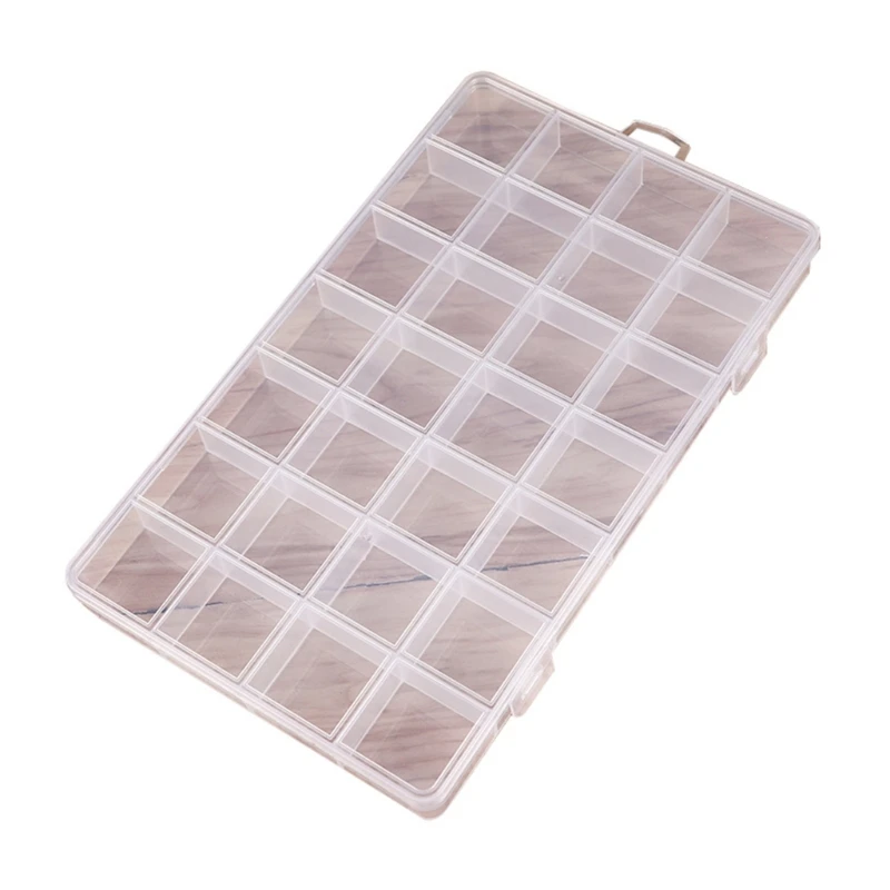 28 Grids Plastic Storage Jewelry Box Compartment Container for Beads Earring Box for Ring-Earring Necklace Crafts 28 grids plastic storage jewelry box compartment container for beads earring box for ring earring necklace crafts