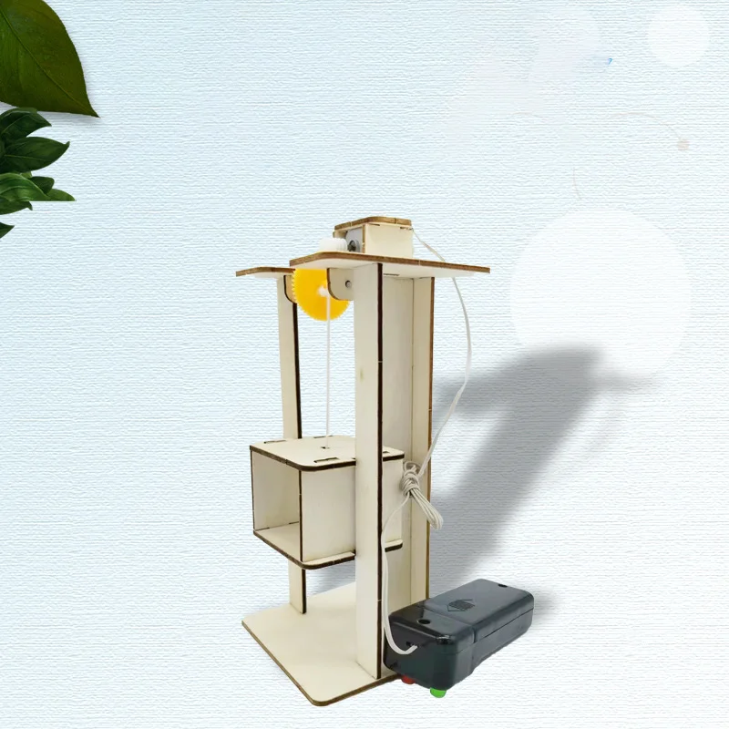 DIY Remote Control Wooden Elevator Kit - Educational Science Toy