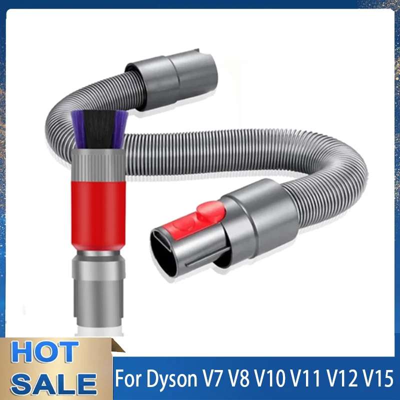 Traceless Dust Brushes Head Extension Hose For Dyson V7 V8 V10 V11 V12
