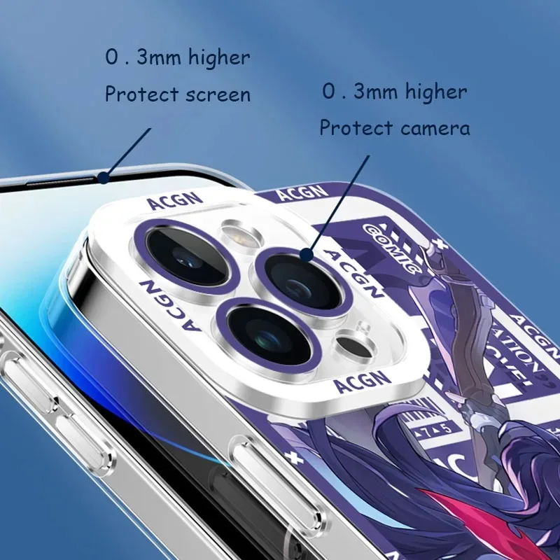 Honkai Star Rail-Themed Protective Phone Case