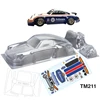1/10 Mini Car 210mm Rc Bodies Clear Lexan Body Shell W/Rear Wing W/Light Buckle for On Road Rc Drift Car M Chassis 210 Wheelbase 1