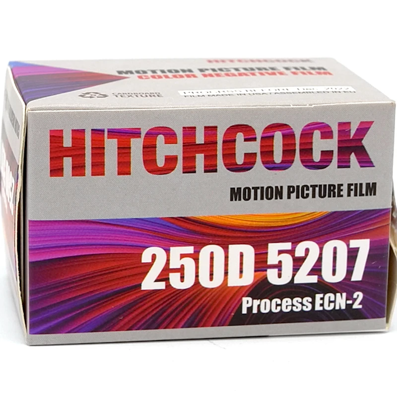 HITCHCOCK 5207(250D) Negative 135 Film 36 Sheets ECN-2 135 Film 1/3/5/10 Rolls For Kodak Fujifilm 35mm Film Camera