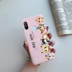 Black Astronaut Marble Shockproof Silicone Phone Case for Mi A2 Lite (Pink - F01)
