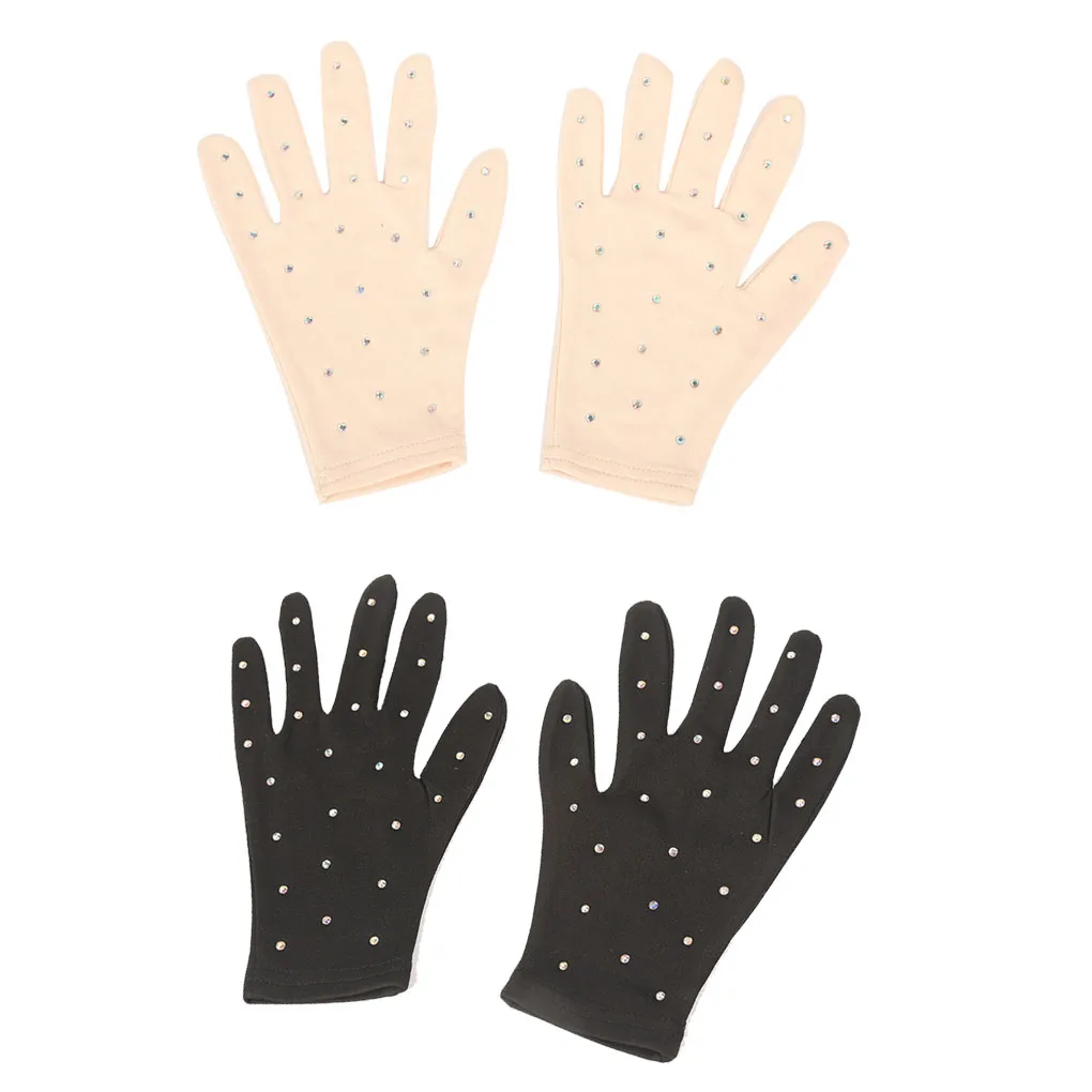 Cycling Gloves Sunscreen Gloves Sports Gloves Fashion Figure Skating Wrist Gloves Skin Friendly Sunscreen Mittens Crystal Gloves for Adult Cycling S/M/L