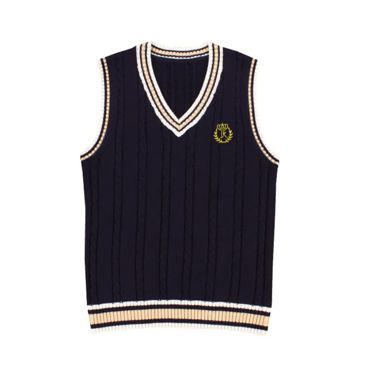 Cosplay Japanese School Uniform Sweaters Vest For Girls Boys