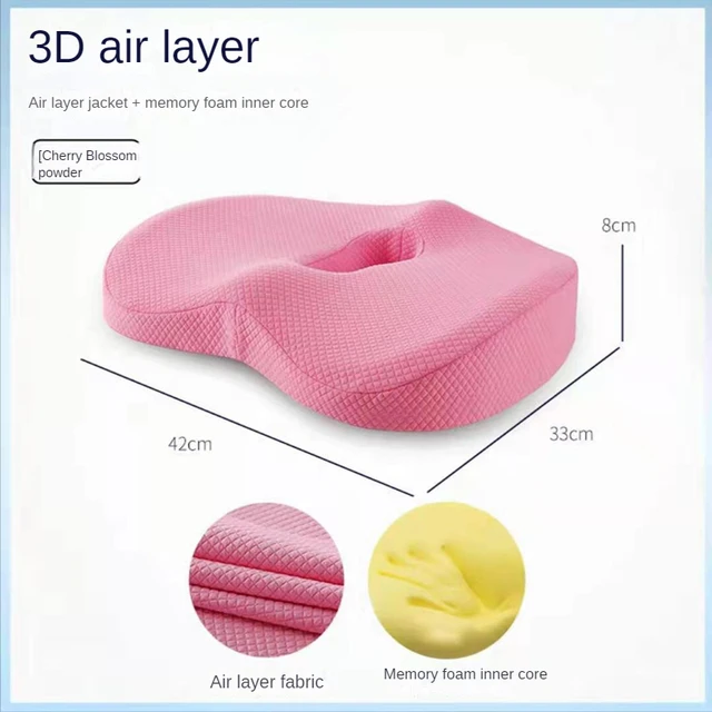 Irodai Ülés Párna Dekompresszió Fenék Csúszásgátló Anti-Hemorrhoid Ortopéd Memória Hab Ergonómikus Autó Ülések - Image 5