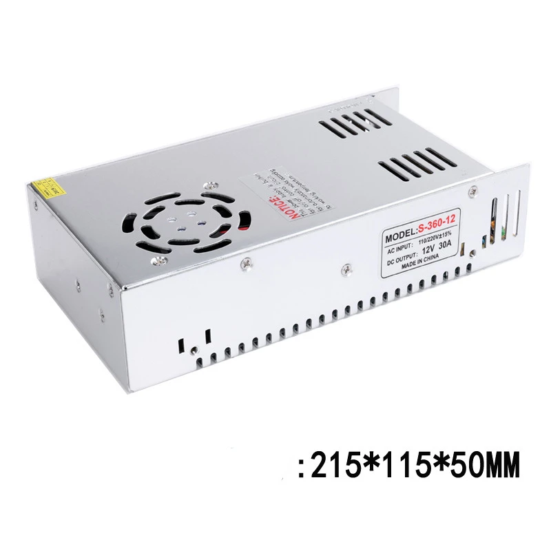 

AC85-265V 110V 220V to DC5V 12V 24V 36V 48V 1A 2A 3A 5A 10A 15A 20A 30A 40A 80A CCTV / LED Strip Power Supply Adapter