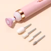 Electric Nail Polish Drill Set Machine With Light Portable With Battery Mini Electric Manicure Art Pen Tools For Gel Remover 4
