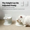 Detachable Ceramic Elevated Pet Bowl - Anti-Spill Large Capacity Tilt Design Pet Drinking and Eating Bowl & Water 6
