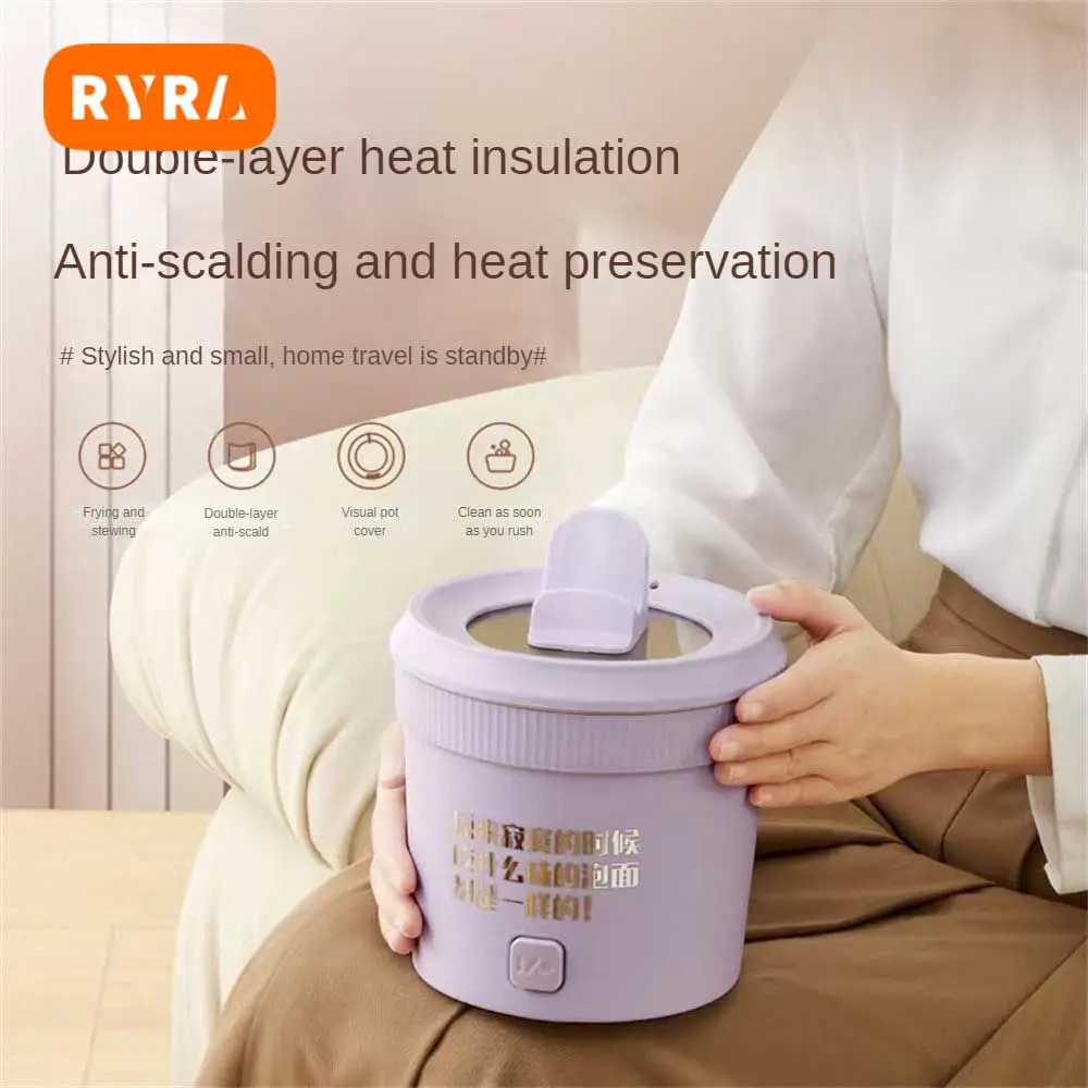 

Multifunctional Pot Mini Electric Cooker Noodle Pot Portable Kitchenware Electric Hot Pot Dormitory Hot Pot Small Function Pot