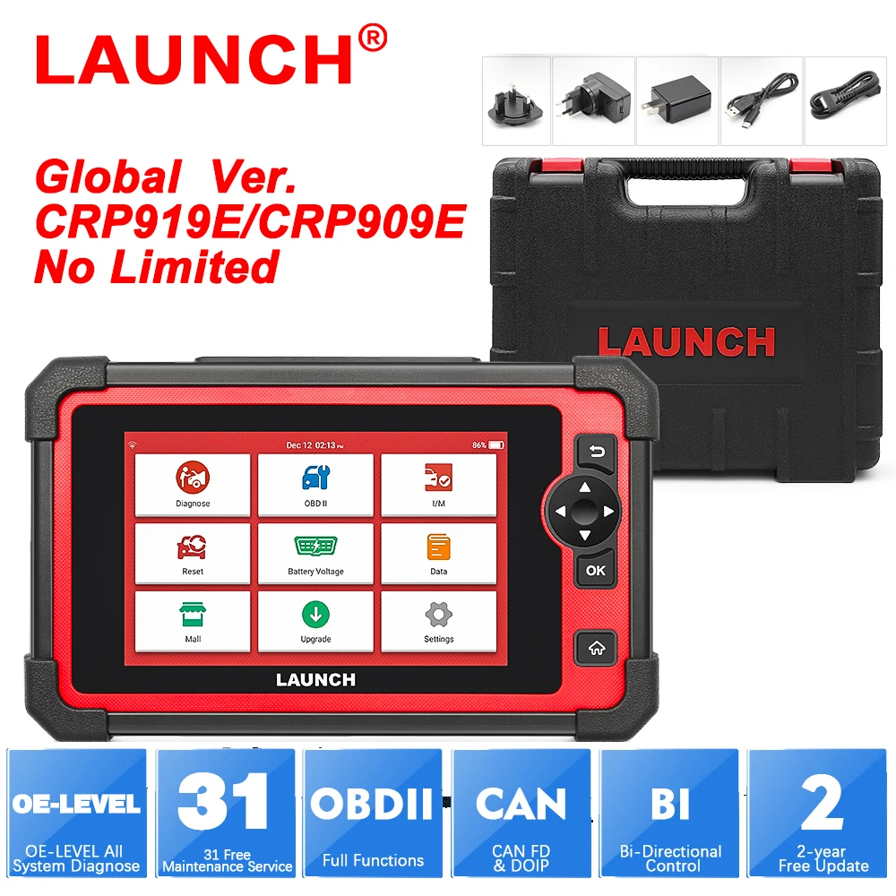 LAUNCH X431 CRP919E CRP909E Full Systems Diagnstic Tools ABS SAS TPMS