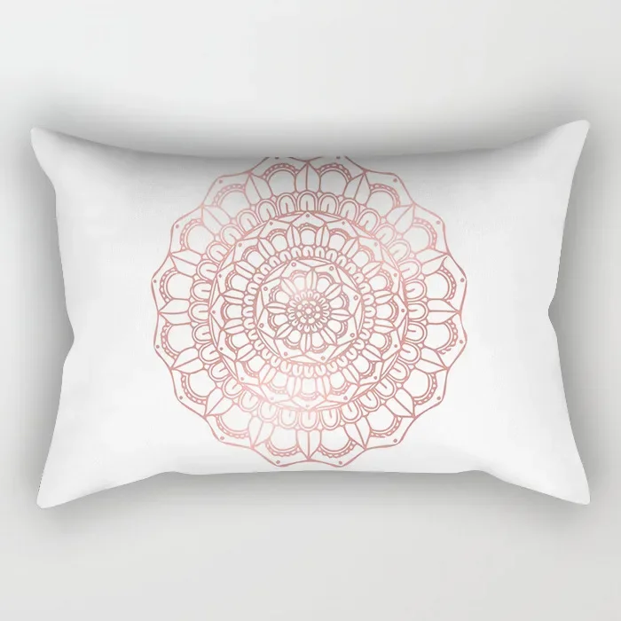 Nordic Pink Simple Style Ins Style Pillow Cover 30x50cm 40x60cm/12x20in 16x24in Office Living Room Lumbar Cushion Cover 2