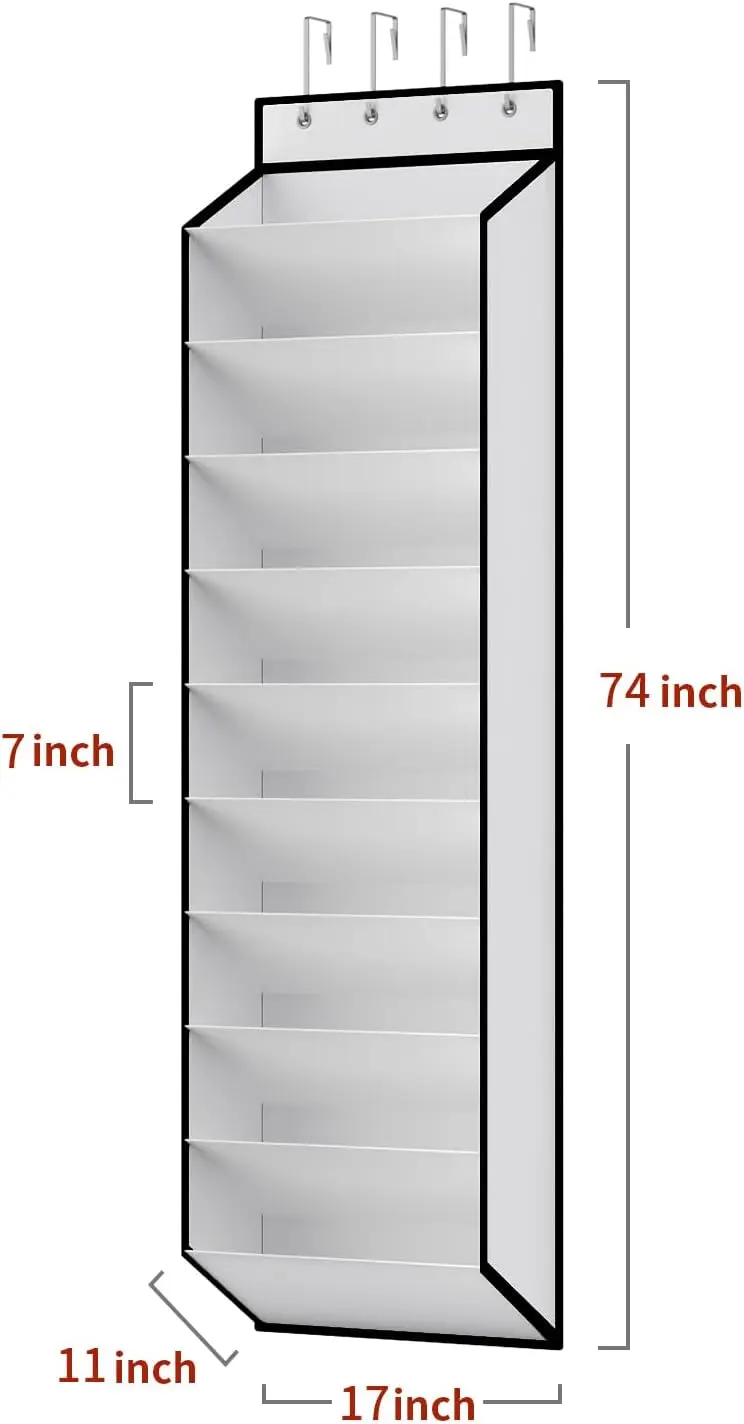 Zapatero Colgante para Puerta de 10 Niveles S3494f1488e224524a9a3fa6d88ef4ce37