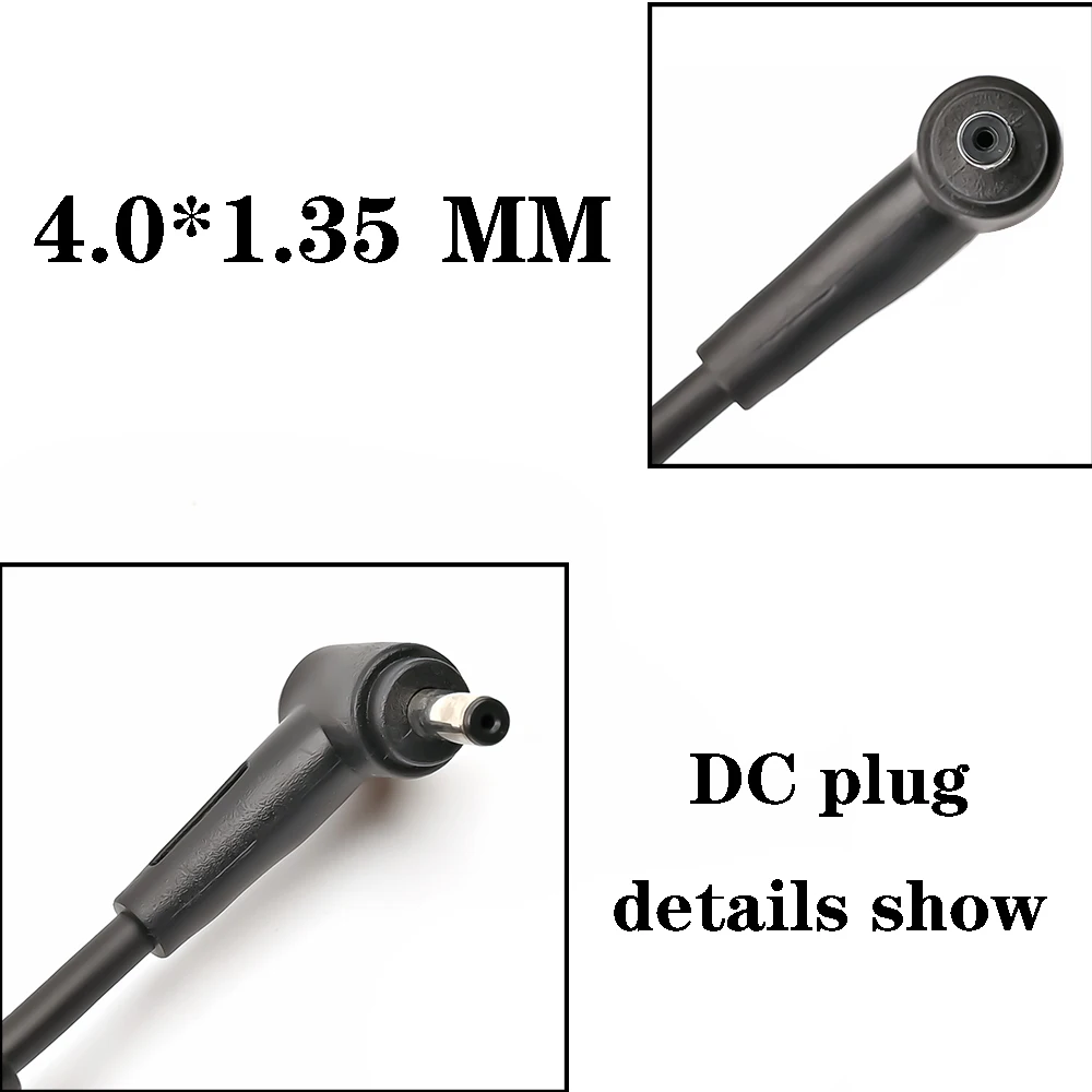 Laptop Power Adapter Carregador de Viagem para Asus Zenbook Ux310ua Ux305ca Ux305c Ux305ua Ux305f 19v 3.42a 65w 4.0*1.35 mm ac - Imagem 3