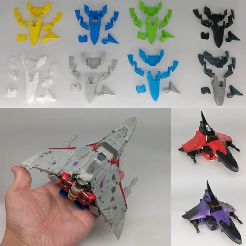 

Car Robot Toys 3D DIY Spoiler body KIT IDW set FOR Siege Starscream Thundercracker Skywarp Parts Accessories