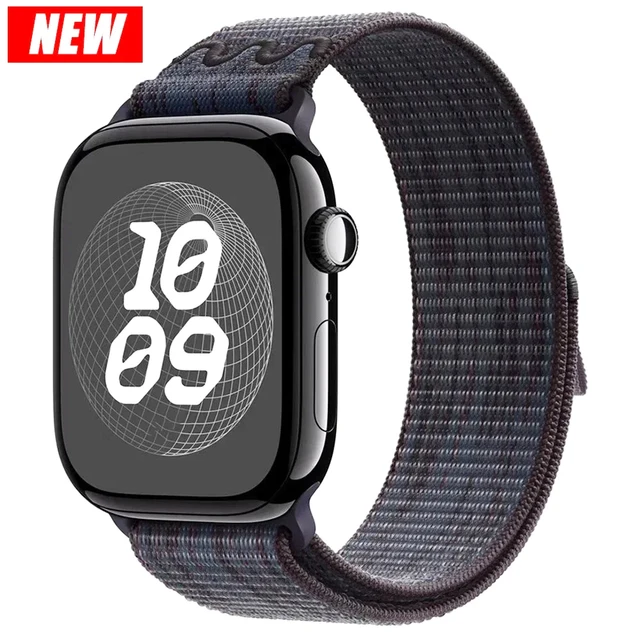 Bracelet à boucle en Nylon pour Apple Watch Ultra 3 49mm, iWatch 11 10 9 8 7 6 5 4 se Sport, nouveau Design 42-46mm 45mm 44mm 41mm 1