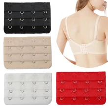 

3/4/5/6PCS Female Lingerie Bra Extenders Strap 4 Hooks 3 Row Lengthen Bra Extension Women's Underwear Intimates Bra Accessoires