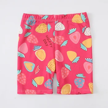1/4 Piece Girl Summer Thin Sweet Cute Shorts Loose And Comfortable Anti-exposure Safety Pants Children's Casual Joker Home Pants 3