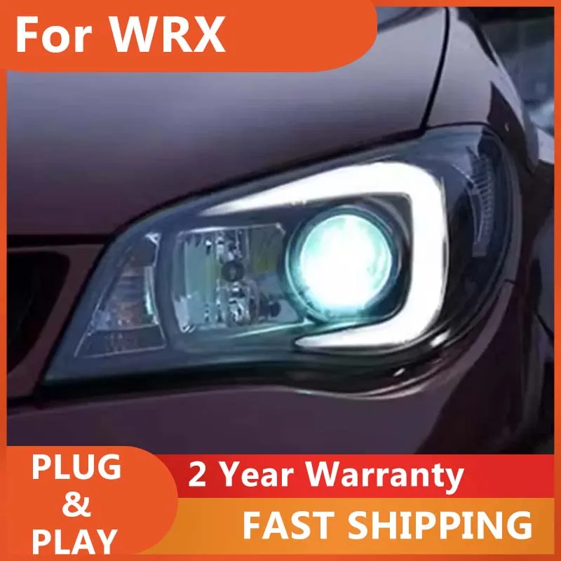 

Car Accessories for Subaru Impreza Head Light 2005-2012 WRX Headlight DRL Turn Signal High Beam Projector Lens