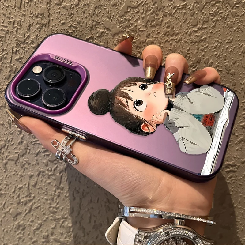 Lovely Angry Little Girl Phone Case Cover