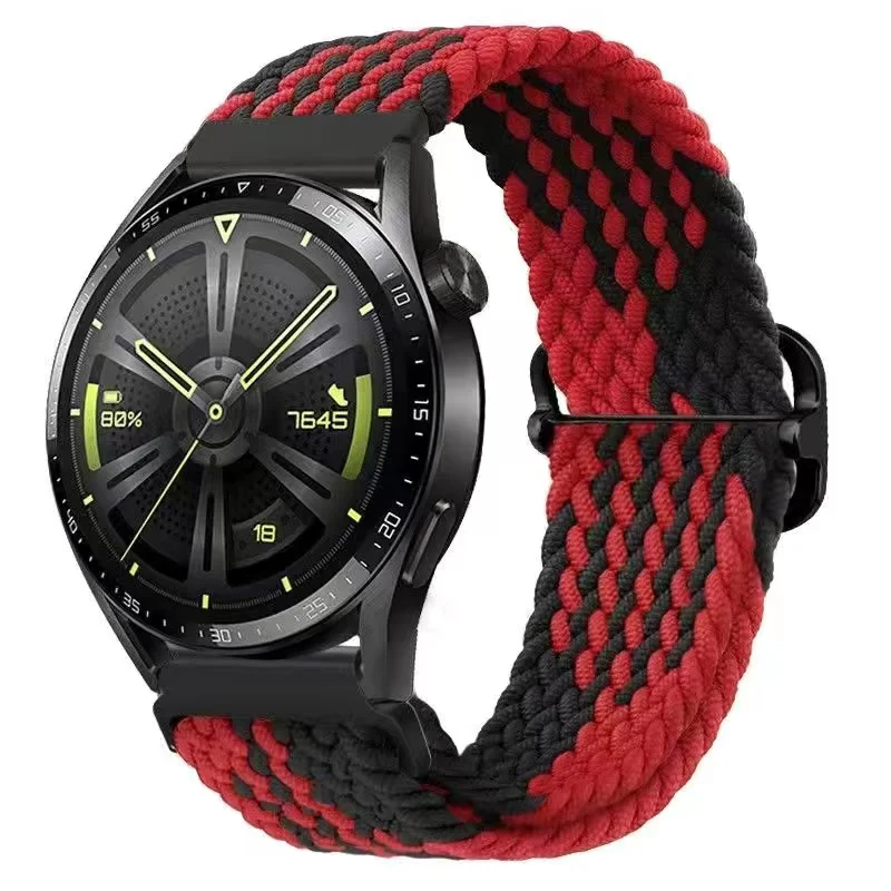 Braided Elastic Wristband - Versatile 20mm & 22mm Band