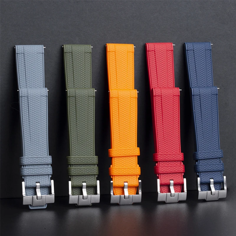 Cinturino Sportivo In Gomma Siliconica Per Swatch X Blancpain Five Ocean Cinturino Impermeabile A Sgancio Rapido Per Moonswatch Omega 20Mm 22Mm