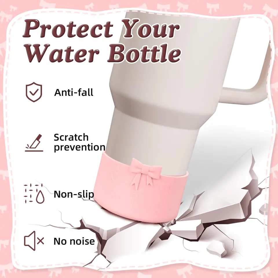 thumbnail image 2 of Silicone Full Body Sleeve Case Anti-Scratch Water Bottle Sleeve Non Slip Bottle 2 of 10