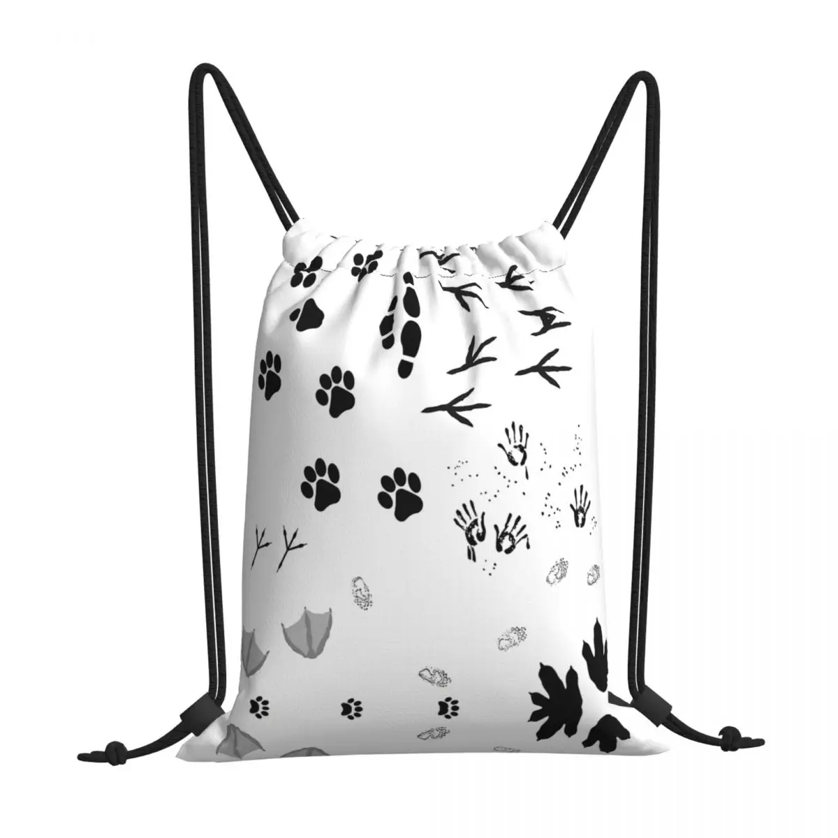 

The Animal Pathway Drawstring Bags Travel Pouch 3D Print Backpack Shoe Bag
