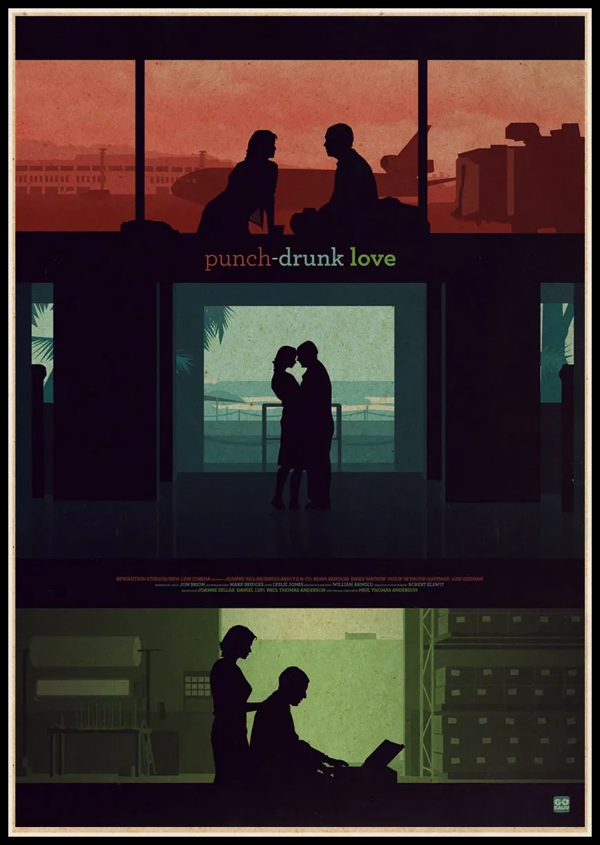 Punch-Drunk Love Movie Retro Posters Wall Art Painting Vintage Kraft Paper Poster Prints Home Room Bar Decor