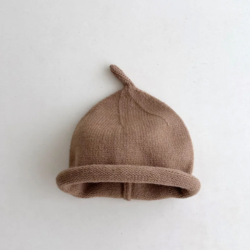 Kids Winter Crochet Hats - Newborn Boys Toddler Girls Warm Bonnet Cap