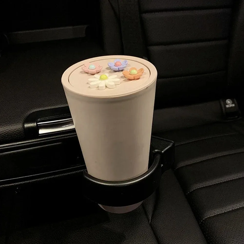 Cute and Creative Small Mini Car Trash Can Car Storage Box Storage Bag Desktop Trash Can Debris Box Kawaii Gifts Accessories car storage bag car trash can car armrest storage box