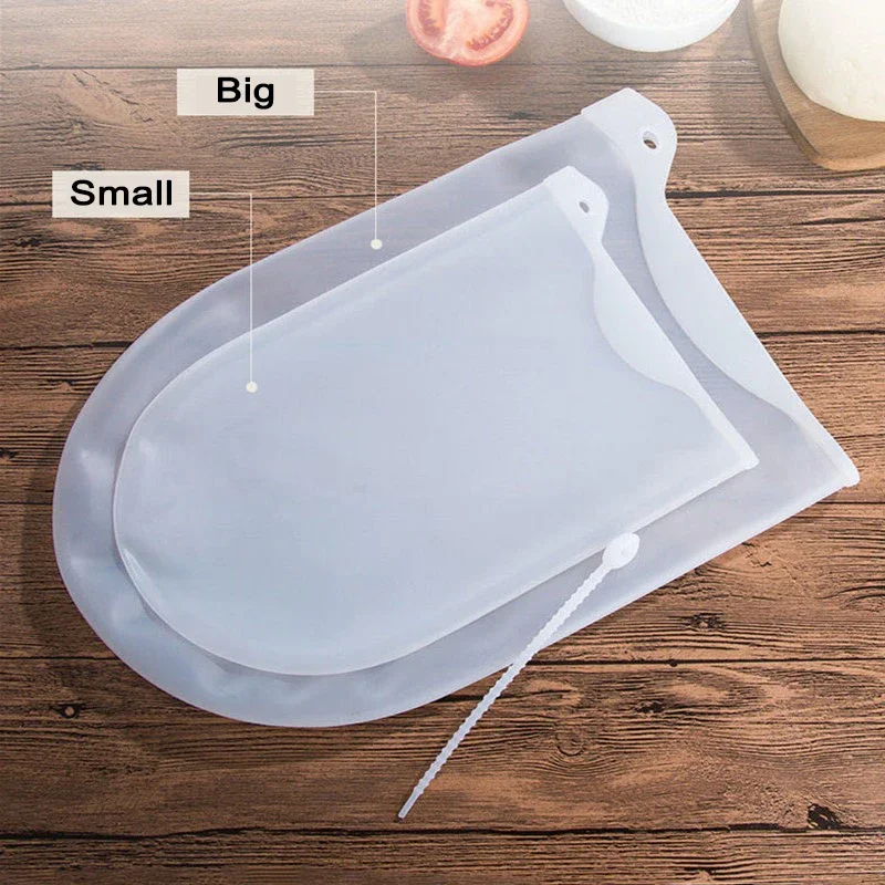 Dough Mixer Dough Kneading Bag 3kg/6kg Kitchen Silicone Kneading Bag Dough Flour Mixer Bag For Bread Pastry Pizza Nonstick Baking Multipurpose Flour Mixing