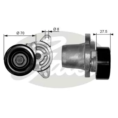 

Store code: T38454 interior ALTERNATOR tensioner bearing for ACCENT II ELANTRA (02 05) GETZ (02 05) crdi