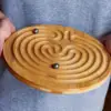 Wooden Labyrinth Game Learning Educational Toy Maze Board Game Ball Maze Game 2