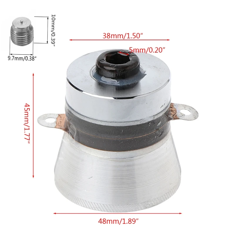 60W 40KHz Ultrasonic Piezoelectric Cleaning Transducer Cleaner High Performance ultrasonic cleaning transducer