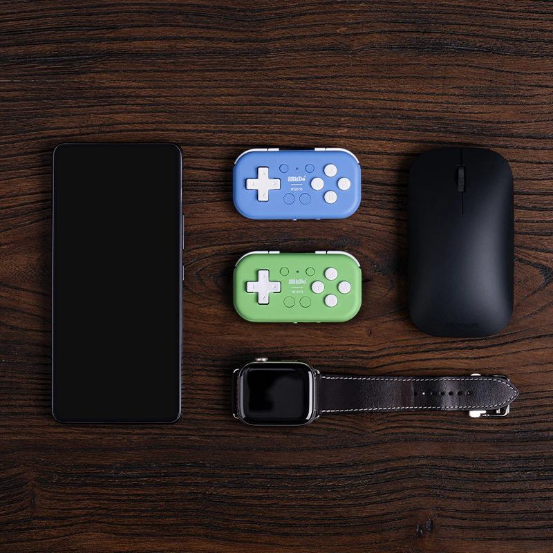 Bluetooth Gamepad sem Fio para Nintend Switch Windows Android Macos Ios Ios pi Framboesa Controlador de Jogo 8bitdo-micro - Image 3
