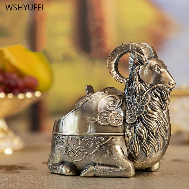 Retro Tiere Modell Aschenbecher Ornamente Metall Anti-herbst Multi-funktion  Wohnzimmer Aschenbecher Geben Geschenke Dekoration Anti-fliegen Asche -  AliExpress