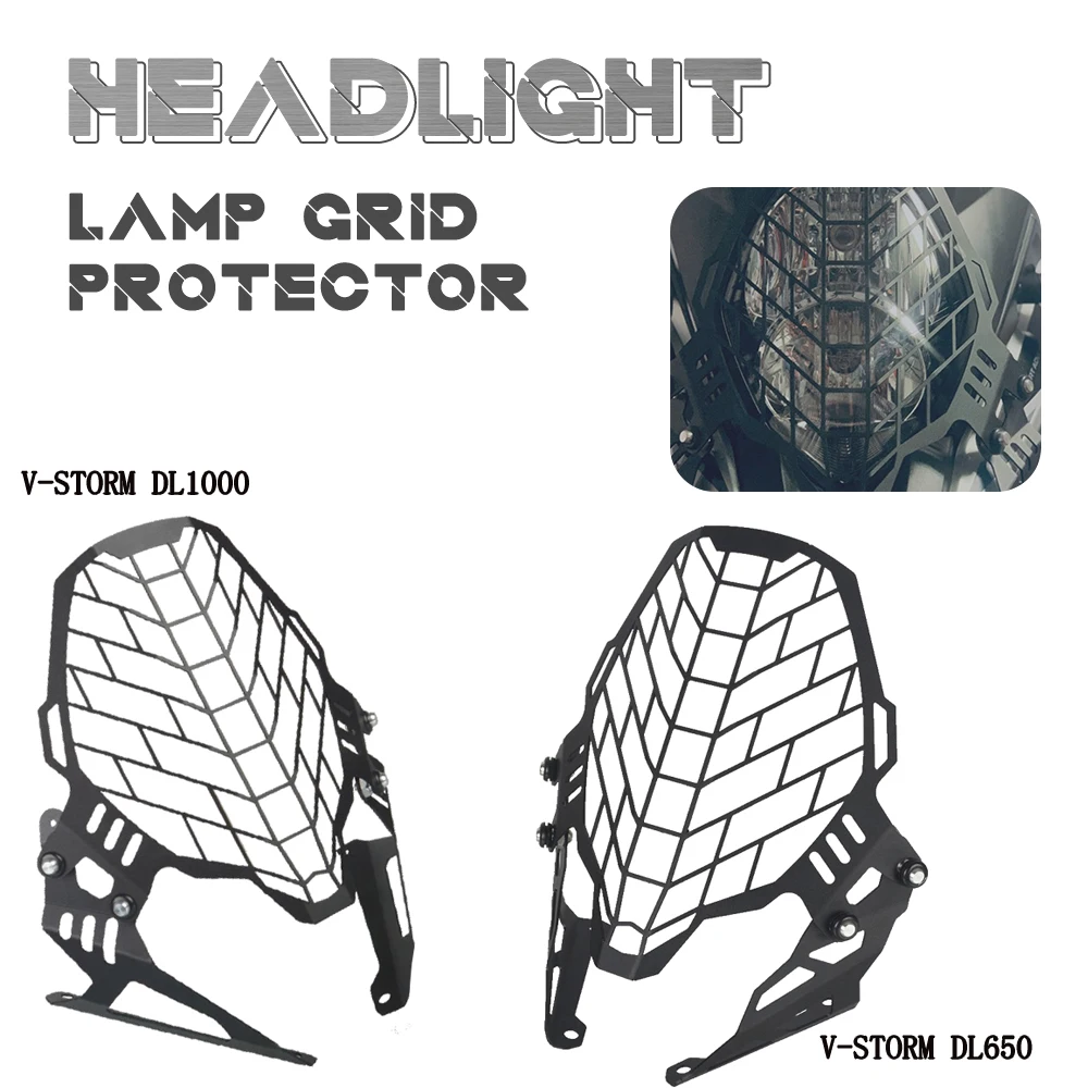 Protezione Faro Protezione Faro Griglia In Alluminio Per Suzuki Dl 650 1000 Vstrom 650 V-Strom 1000 Vstrom 1000 2017-2021