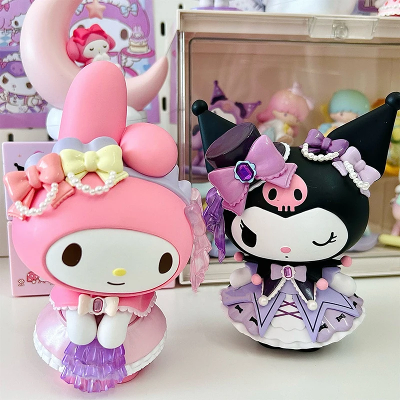 

Большие фигурки Sanrio My Melody Kuromi, экшн-фигурки Долли, Настольная декоративная кукла, Статуэтка из ПВХ, Коллекционная модель, игрушка в подарок