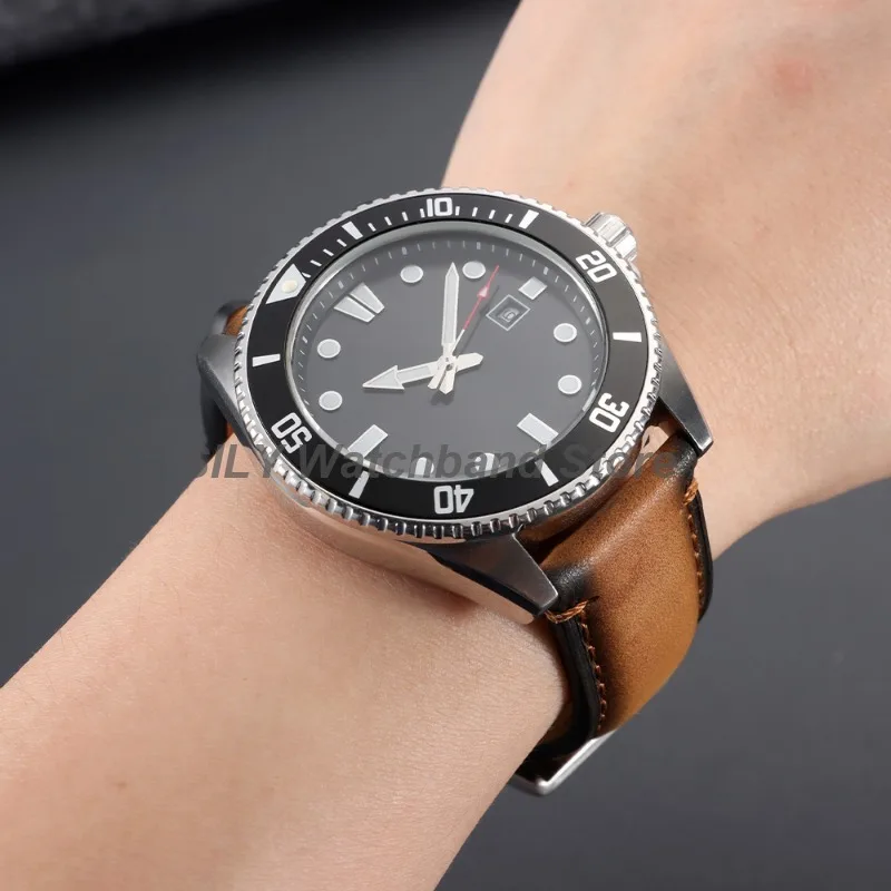 Vintage Cowhide Leather Strap Quick Release Watch Band - Universal Men & Women Bracelet