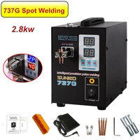 SUNKKO 2.8kw 737G Spot Welding Machine 110v/220v Pulse Lithium Battery Touch spot Welder Machine Can Welding 0.15mm Nickel Sheet 1