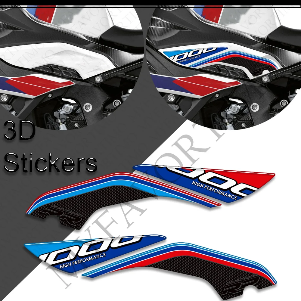 S1000RR 2021 2022 2023 Motorcycle For BMW S 1000 RR S1000 M M1000RR Tank Knee Pad Protection Stickers Wind Deflector Set for bmw s1000rr 2022 s1000r 2020 sticker tank pad decal m1000rr anti slip side knee protection tankpad motorcycle accessories